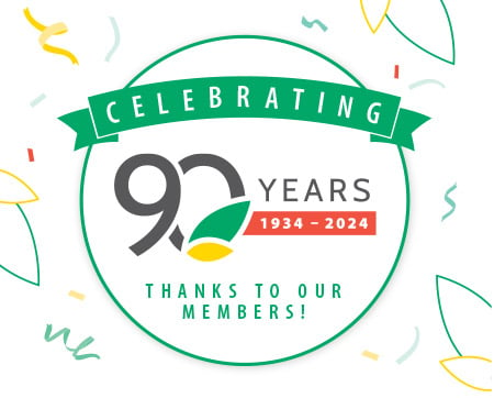 Logotipo del 90º aniversario